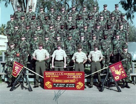 1986 Jeff Grad Boot Camp Us Marine Corps, Us Marines, Boot Camp, Rtr ...