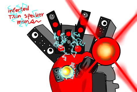 Infected Titan Speaker Man - ibisPaint