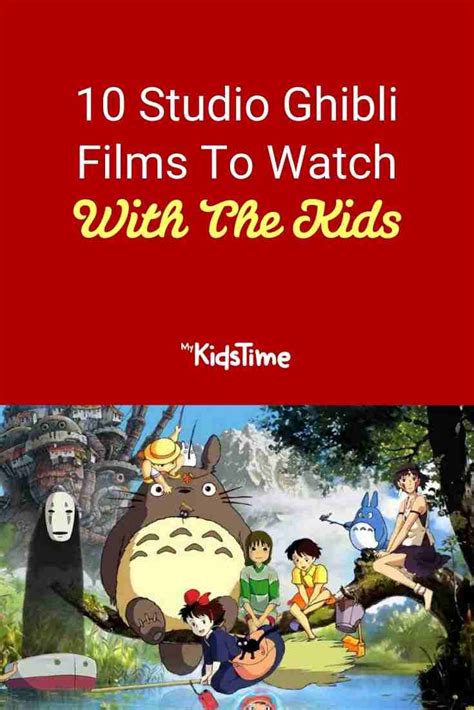 10 Brilliant Studio Ghibli Films to Watch with the Kids