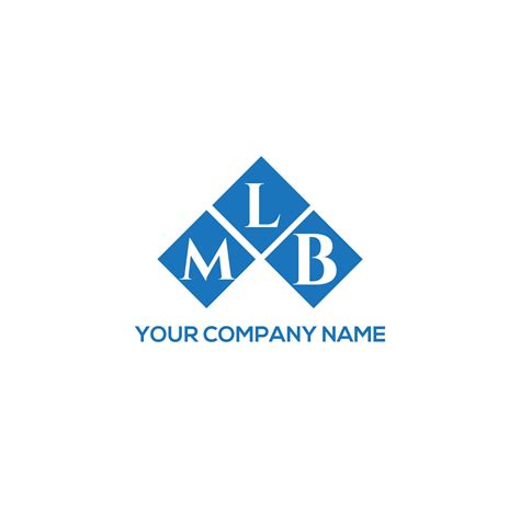 MLB letter logo design on WHITE background. MLB creative initials ...