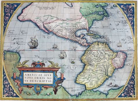 1570 map of the Americas - by Abraham Ortelius : MapPorn