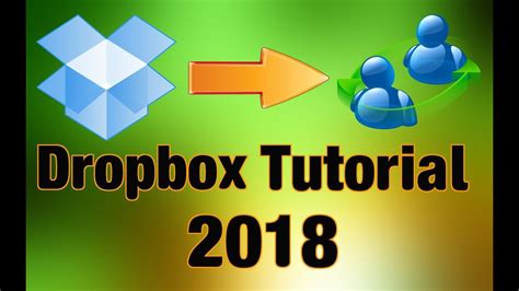 Dropbox Tutorial 2018 (Beginners Guide) - YouTube