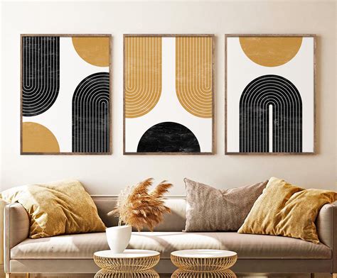 Mid-century Modern, Modern Prints, Modern Boho Art, Modern Geometric ...