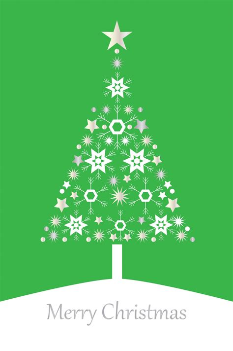 Christmas Tree Card Modern Free Stock Photo - Public Domain Pictures
