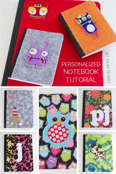 Personalized Notebook Tutorial | Mom Spark - Mom Blogger