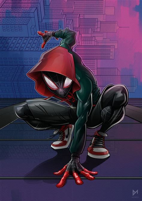 thecomicninja: “ Miles Morales by Dominic Mach ” | Marvel spiderman art, Miles spiderman, Miles ...