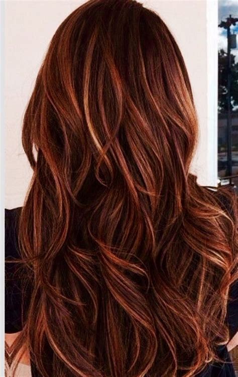 1000+ ideas about Auburn Hair Highlights on Pinterest | Red balayage ...