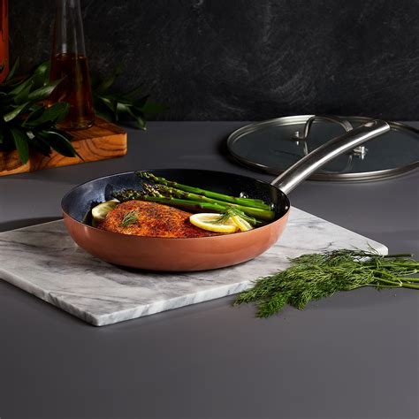 Copper Chef Black Diamond 10" Round Fry Pan with Lid - Walmart.com - Walmart.com