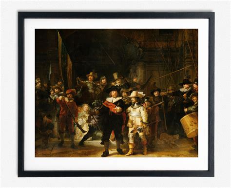 Rembrandt The Night Watch Painting Large Rembrandt Painting