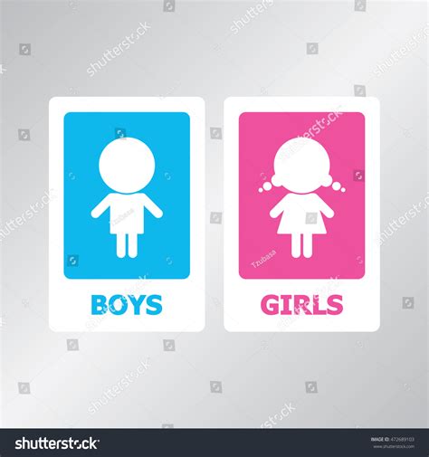 5,952 Bathroom Sign Kids Images, Stock Photos & Vectors | Shutterstock