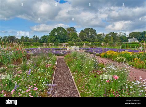 GORDON CASTLE GARDENS FOCHABERS MORAY SCOTLAND THE EXTENSIVE WALLED ...