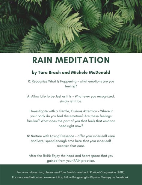 RAIN Meditation