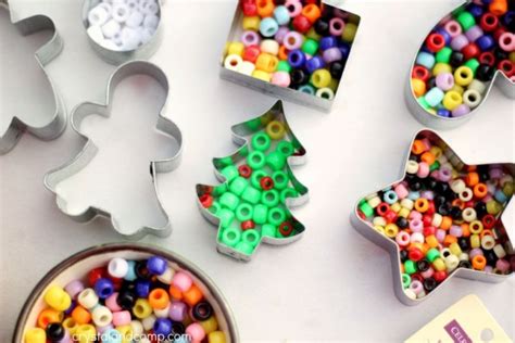 Melted Bead Christmas Ornaments