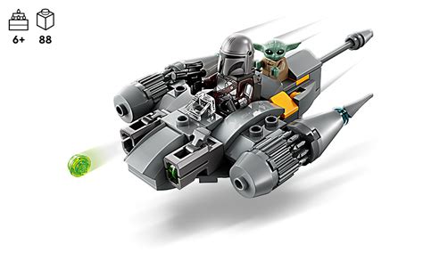 LEGO Star Wars The Mandalorian N-1 Starfighter Microfighter Microscale Building Toy, The Book of ...