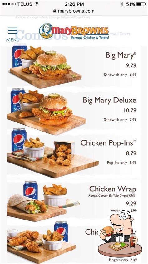 Mary Brown's Chicken, McCallum Junction, 1878 McCallum Rd in Abbotsford - Restaurant menu and ...