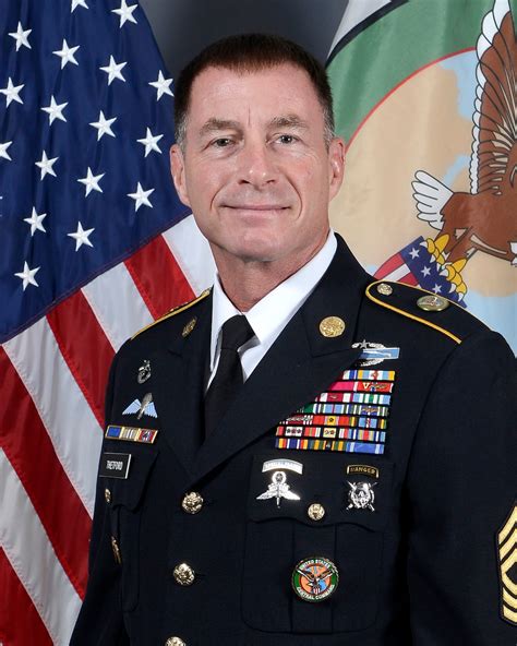 Command Sergeant Major William F. Thetford > U.S. Department of Defense > Biography