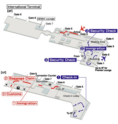 Denpasar Bali Airport Terminal Map