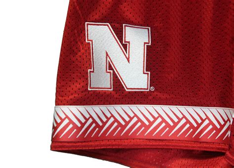 Adidas Red Nebraska Swingman Basketball Shorts