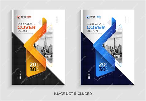 Premium PSD | Corporate Business Book Cover design template Set