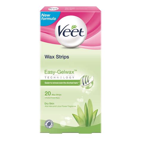 Veet® Wax Strips With Easy Grip™ - Legs & Body – Dry Skin