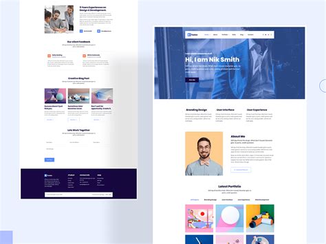 Fooleo - Personal Portfolio Website Template on Behance