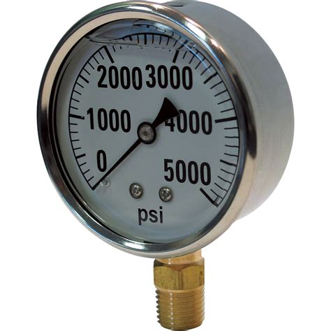 Walia Bros Steel Hydraulic Pressure Gauge, For Industrial, | ID: 13513809862