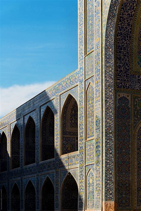 "Details Of The Courtyard Walls Inside The Shah Mosque In Isfahan, Iran," by Stocksy Contributor ...