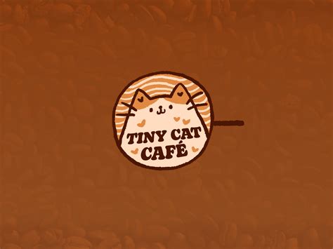 Tiny Cat Café Motion Logo by Emi Bee on Dribbble