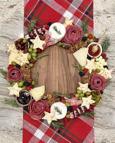 Charcuterie Wreath Board - The BakerMama