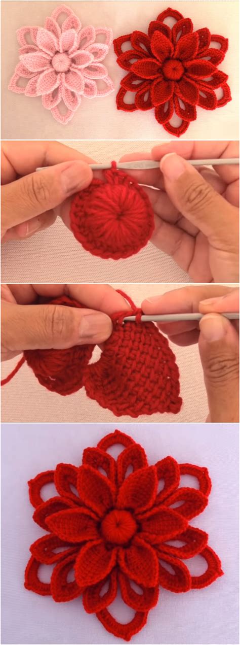 Irish Crochet Flower