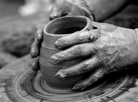 Shaping clay Photograph by Prerna Jain - Pixels