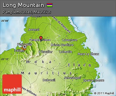 Free Physical Map of Long Mountain