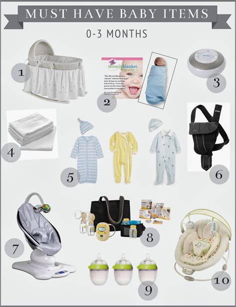 5 Must- Have Baby Products For The First Year