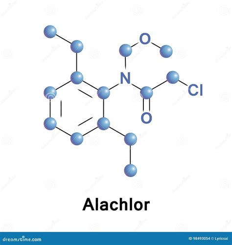 Alachlor Herbicide Chloroacetanilide Stock Vector - Illustration of compound, alachlor: 98493054