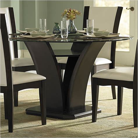 Amari Espresso Round Dining Table