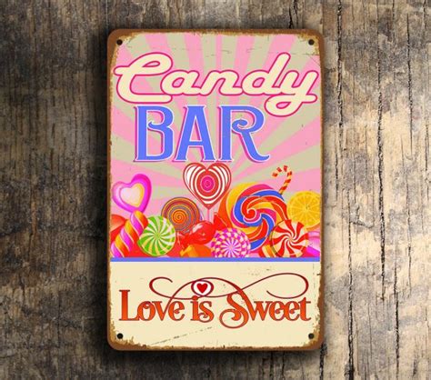 CANDY BAR SIGN - Classic Metal Signs