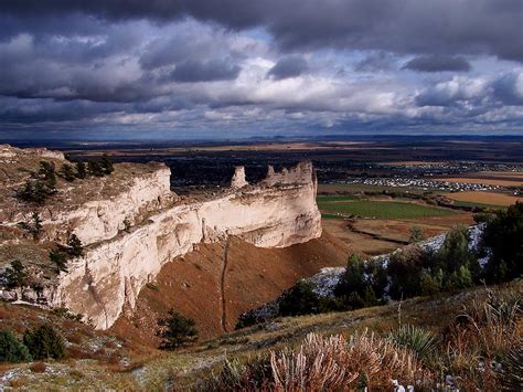 Scotts Bluff On The Oregon Trail by Dave Storym