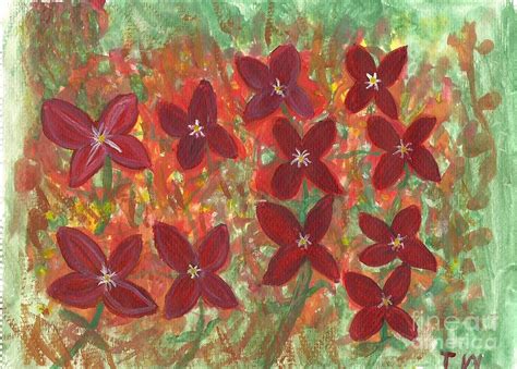 Spring Flowers Painting by Tracey Williams - Pixels