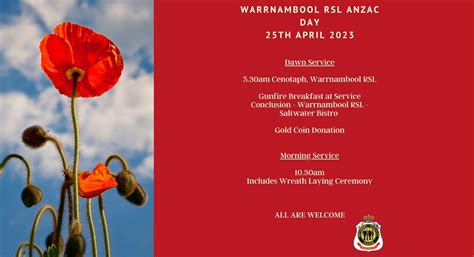 Warrnambool RSL ANZAC Day | What's On Warrnambool