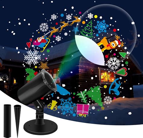 Amazon.com: Christmas Projector Lights Outdoor Waterproof, LED Light ...