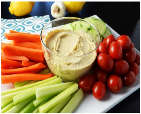 Hummus with Veggies – Accessible Chef