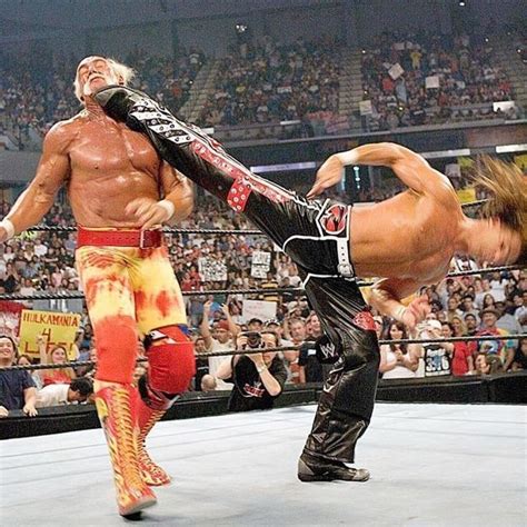 Shawn Michaels sweet chin music vs Hulk Hogan Wrestling Memes ...