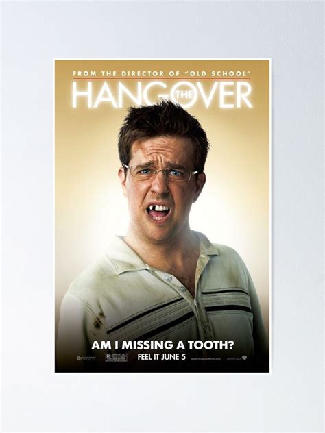 "Stu | The Hangover" Poster for Sale by posterdise | Redbubble