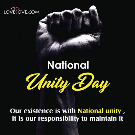 National Unity Day Quotes, Thought On National Unity Day