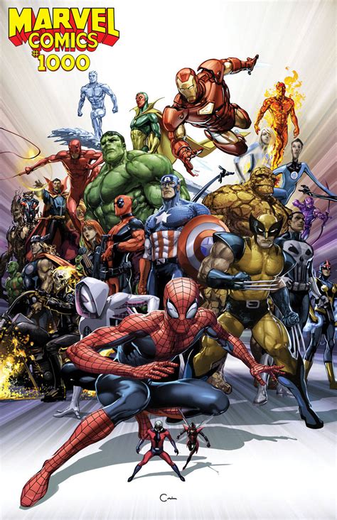 Marvel Comics #1000 Clayton Crain 1:50 Variant