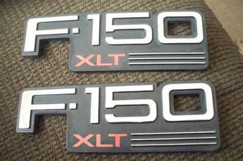 Sell Ford F150 XLT Fender emblem ornament badge nameplate truck OEM f ...