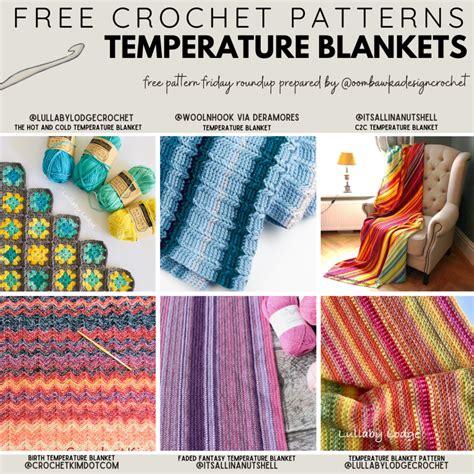 Free Temperature Blanket Patterns • Oombawka Design Crochet