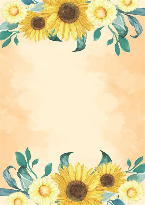 Refreshingly Natural Spring Florals Page Border Background Word Template And Google Docs For ...