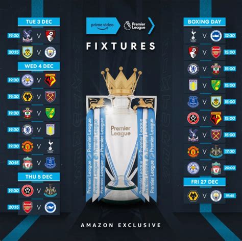 Amazon Prime football fixtures how to watch for FREE this week how to ...