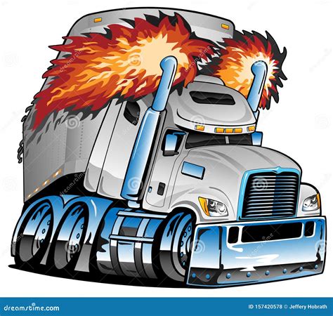 Cartoon Tractor Trailer Stock Illustrations – 776 Cartoon Tractor ...